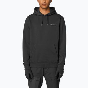 Bluză pentru bărbați Salomon Chest Logo Hoodie deep black