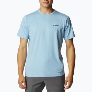 Tricou de trekking pentru bărbați Columbia Tech Trail Graphic bej 1930802