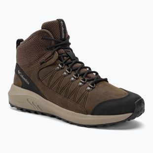 Cizme de trekking pentru bărbați Columbia Trailstorm Crest Mid WP cordovan/negru