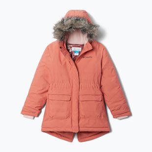Columbia Nordic Strider jachetă de puf pentru copii, culoarea piersicilor decolorată Heather