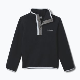 Bluză fleece pentru copii Columbia Halvetia II Half Snap Fleece black/city grey