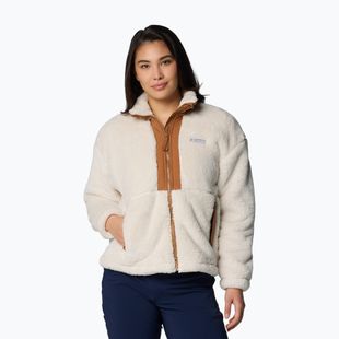 Bluză pentru femei Columbia Boundless Discovery Sherpa Full Zip II chalk/camel brown