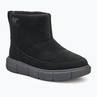Ghete pentru femei Sorel Explorer III Slip-On WP black/sea salt
