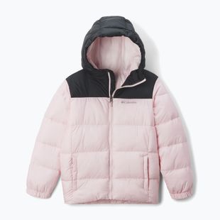Geacă cu izolare pentru copii Columbia Puffect Hooded satin pink/black