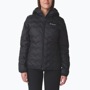 Geacă cu puf pentru femei Columbia Delta Ridge II Down Hooded black
