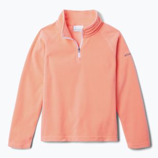 Bluză fleece pentru copii Columbia Glacial Fleece hot coral