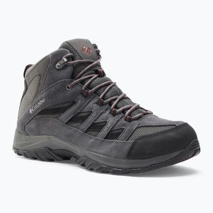 Columbia Crestwood Mid Wp V2 gri închis / rugină profundă cizme de trekking pentru bărbați