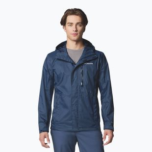 Geacă de ploaie pentru bărbați Columbia Pouring Adventure III collegiate navy