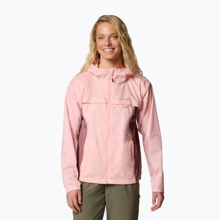 Geacă de vânt pentru femei Columbia Crested Canyon Windbreaker pink sand/fig