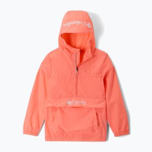 Geacă de vânt pentru copii Columbia Challenger II Windbreaker hot coral
