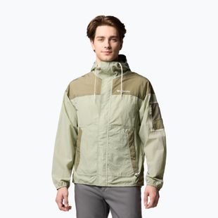 Geacă rezistentă la vânt pentru bărbați Columbia Challenger II Windbreaker safari/stone green