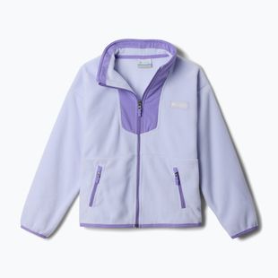 Bluză pentru copii Columbia Sequoia Grove Full Zip Fleece snowdrift/paisley purple