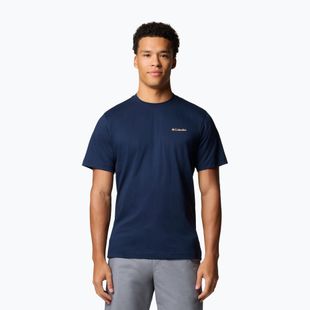 Tricou pentru bărbați Columbia Kettle River Back Graphic Tee collegiate navy