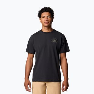 Tricou pentru bărbați Columbia Tunnel Valley Graphic Tee black/naturally inclined