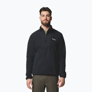 Bluză pentru bărbați Columbia Sequoia Grove Half Zip Fleece black