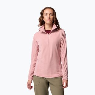 Bluză fleece pentru femei Columbia Glacial IV 1/2 Zip eraser pink