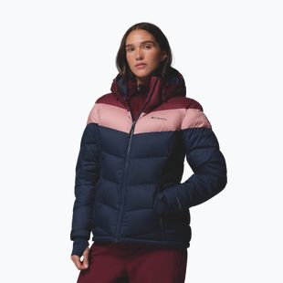 Geacă de schi pentru femei Columbia Abbott Peak II Ins collegiate navy/rich wine/eraser pink