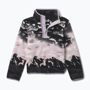 Bluză fleece pentru copii Columbia Helvetia II Printed Half Snap Fleece shale purple sisters/lavender pearl
