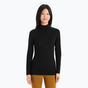 Bluză termică damă icebreaker 260 Tech Turtleneck black