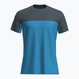 Tricou de trekking pentru bărbați icebreaker Merino Cool-Lite Sphere III SS Tee Colour Block arctic/abyss