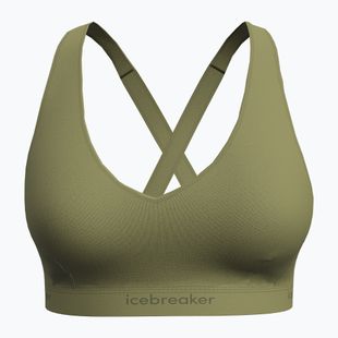 Sutien termoactiv icebreaker Merino 125 Cool-Lite Sprite Racerback olive