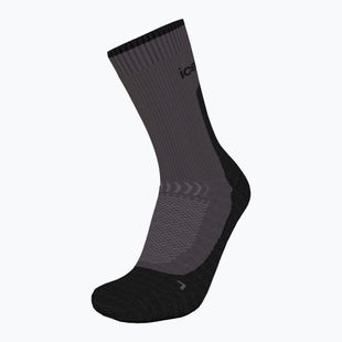 Șosete de trekking pentru femei icebreaker Merino Hike+ Light Crew obsidian/black