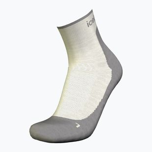 Șosete de trekking pentru femei icebreaker Merino Hike+ Light Mini ecru hthr/alloy