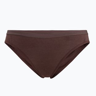 Chiloți termoactivi pentru femei Icebreaker Siren Bikini umber