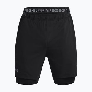 Under Armour Vanish Woven 2In1 Sts pantaloni scurți de antrenament pentru bărbați negru 1373764