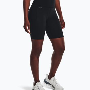 Pantaloni scurți de antrenament pentru femei Under Armour Motion Bike Short negru/jet gri