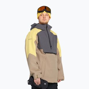 Geacă de snowboard pentru bărbați Volcom Brighton Pullover chestnut brown