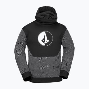 Hanorac de snowboard pentru bărbați Volcom Hydro Riding Hoodie black print