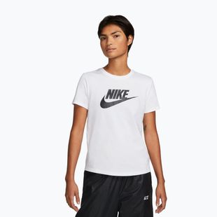 Tricou pentru femei Nike Sportswear Club Essentials Logo white/black
