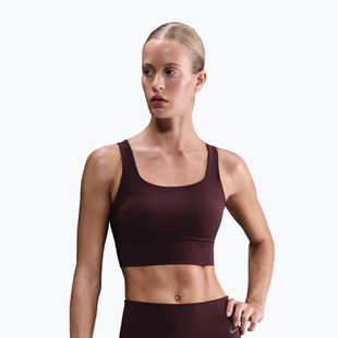 Sutien de antrenament Nike Zenvy Medium-Support burgundy crush/sail