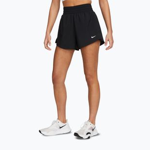 Pantaloni scurți pentru femei Nike One Dri-Fit High-Waisted 3" 2In1 black