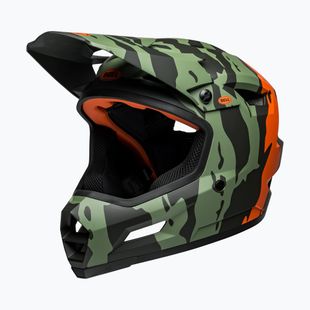 Cască de bicicletă Bell Sanction 2 DLX Mips ravine matte dark green/orange