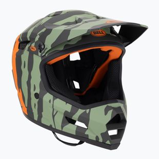 Cască de bicicletă Bell Sanction 2 DLX Mips ravine matte dark green/orange