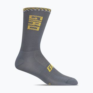 Șosete Giro Comp Racer High Rise dark shark/spectra yellow
