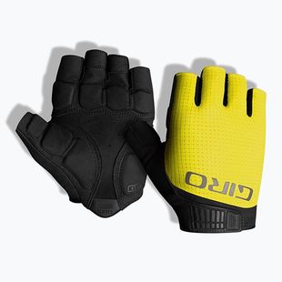 Mănuși de ciclism pentru bărbați Giro Bravo Gel II highlight yellow