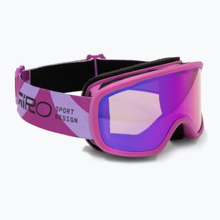 Ochleari de schi pentru copii Giro Buster Jr pink flow/amber pink