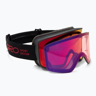 Ochleari de schi Giro Method black/red stacked/vivid ember/vivid infrared