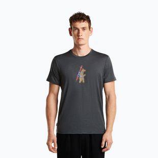 Tricou bărbătesc icebreaker Merino 150 Tech Lite Bear Tour bsidian