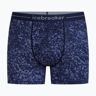 Boxeri termoactivi pentru bărbați Icebreaker Merino 150 Anatomica Moss Bloom midnight navy/aop