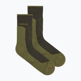 Șosete pentru bărbați Icebreaker Merino Hike+ Medium Crew dark loden/sphagnum