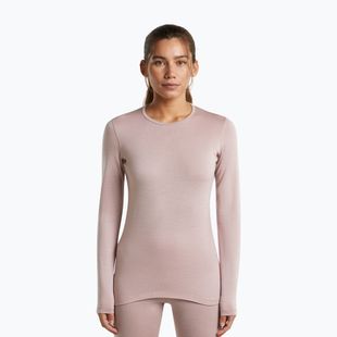 Bluză termoactivă pentru femei Icebreaker 260 Tech Crewe Pink Quartz