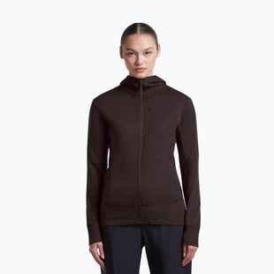 Bluză pentru femei Icebreaker Merino 260 Quantum IV LS Zip Hoodie bittersweet
