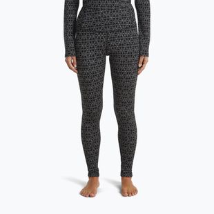 Pantaloni termoactivi pentru femei icebreaker Merino 260 Tech Vertex High Rise black/snow