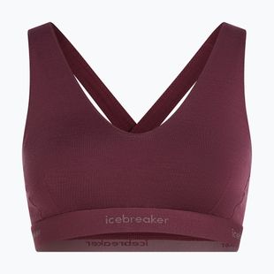 Sutien termoactiv icebreaker Merino 125 Cool-Lite Sprite Racerback dark berry