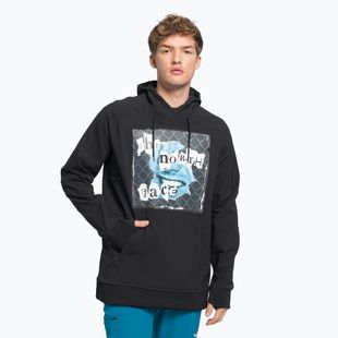 Hanorac de trekking pentru bărbați The North Face Printed Tekno Hoodie negru NF0A7ZUHKY41