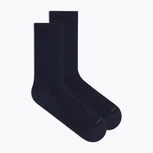 Șosete pentru femei Icebreaker Lifestyle Fine Gauge Crew midnight navy/dark loden
